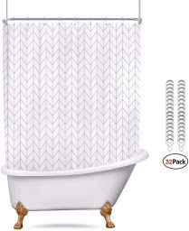 best shower curtain for clawfoot tub